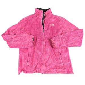 The North Face Pink Full-Zip Fleece Jacket | Excellent Condition | Size Large